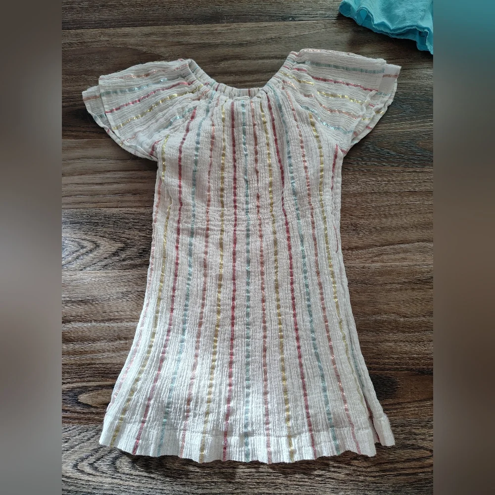 Toddler Girl 3T Dress‎ & Romper Bundle  Vintage Seersucker Gymboree Piper Baby